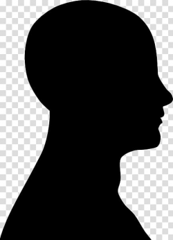 Human head Silhouette Face , Face Outline transparent ...