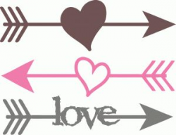 Heart With Arrow Clipart | Free download best Heart With Arrow ...