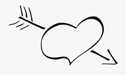 Hearts Clipart Arrow Clip Art Pencil And In Color Hearts ...