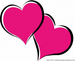Cute Black And White Valentine Heart Clipart | School ...
