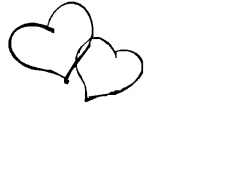 Heart black and white double heart clipart black and white ...