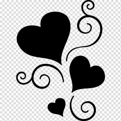 Download for free 10 PNG Black and white heart clipart ...