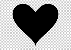Heart Silhouette Black and white , tanabata heart-shaped PNG ...
