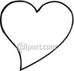 Simple Black And White Heart Royalty Free Clipart Picture ...