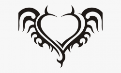 Tribal Heart Cliparts - Tribal Heart #483740 - Free Cliparts ...