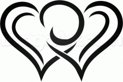 Tribal Heart Clipart | Free download best Tribal Heart ...