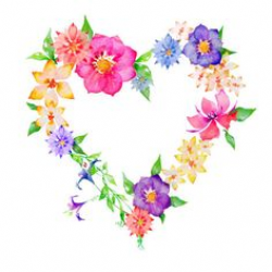 Free Flower Heart Cliparts, Download Free Clip Art, Free Clip Art on ...