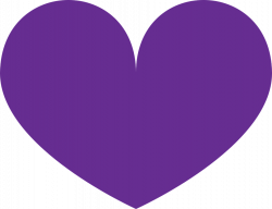 Free vector graphic purple heart love shapes image on clip art ...