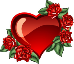 Heart And Rose Clipart | Free download best Heart And Rose Clipart ...