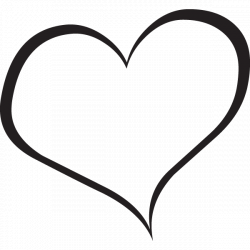 Free Simple Heart Outline, Download Free Clip Art, Free Clip Art on ...