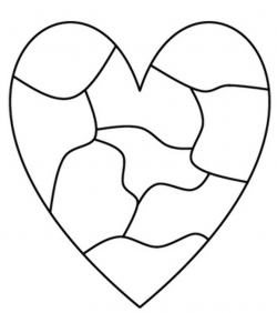 Heart Map Clipart