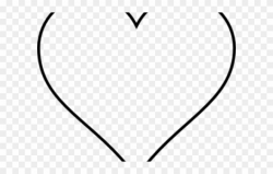 Heart Clipart Clipart Transparent Background - Big Outline ...