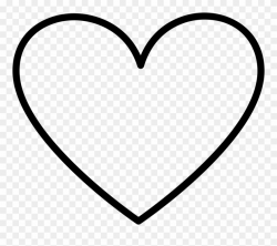 Png File Svg - Love Heart Outline Transparent Clipart ...