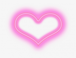 Neon Heart Pink Aesthetic Kawaii Hearts - Neon Hearts ...