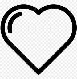 Download heart icon transparent - icon symbol love black png ...