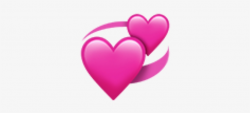 Pink Heart Emoji Iphone Freetoedit - Heart Transparent PNG ...
