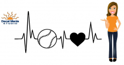 Heartbeat clipart softball - 91 transparent clip arts, images and ...