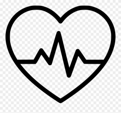 Heartbeat Ol Comments - Heart Beat Clipart Black And White - Png ...