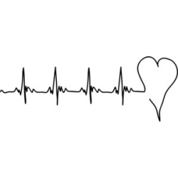 Heart Rate Clipart Black And White | Free download best Heart Rate ...