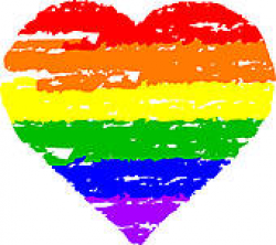 Rainbow Heart Clip Art - Royalty Free - GoGraph