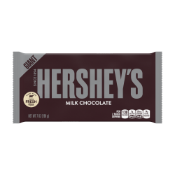 (3 Pack) Hershey\'s, Milk Chocolate Candy Giant Bar, 7 Oz