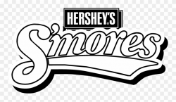 S\'mores Logo Black And White - Hershey Company Clipart ...