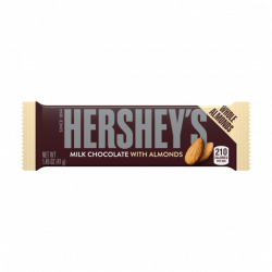 Milk Chocolate Bars with Almonds 1.45 oz Bar | HERSHEY\'S