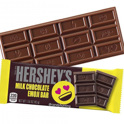 Hershey\'s Redesigns Its Chocolate Bar to Include Emojis ...