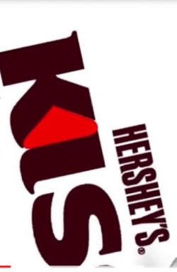 Rotate Hersheys KISS logo and you will see a KISS between K ...