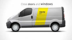 Hertz 24/7: Vehicle instructions