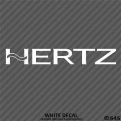 Details about Hertz Audio Car Stereo Vinyl Decal Sticker - Choose Color