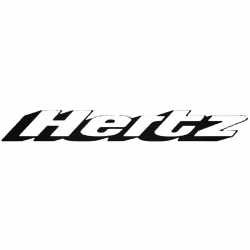 Hertz Windshield Vinyl Decal