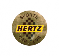 1966 Shelby Magnum 500 Center Cap Decal - Hertz Logo