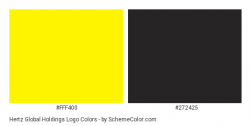 Hertz Global Holdings Logo Color Scheme » Black ...