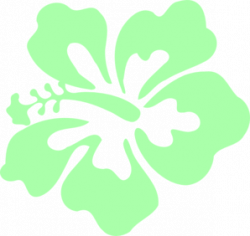 Hibiscus Mint Green Clip Art at Clker.com - vector clip art ...