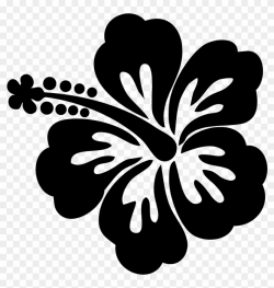 Hawaiian flower silhouette clipart images gallery for free ...