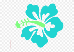 Hawaiian Turquoise - Hibiscus Clip Art, HD Png Download ...