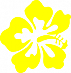 Yellow Hawaiian Flower clip art | Flower clipart, Hawaiian ...