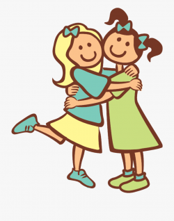 Download for free 10 PNG Friends clip art hugging top images ...