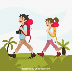 Hiking Vectors, Photos and PSD files | Free Download