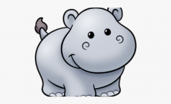 Hippo Clipart Footprints - Hippo Kawaii #1620277 - Free ...