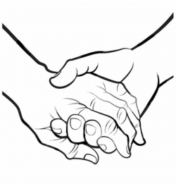 Holding Hands Clipart Black And White Clipart Panda Free ...
