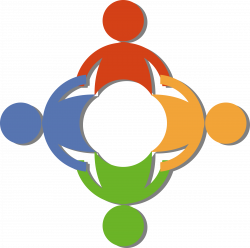 Community by @russel, A community logo with persons holding ...