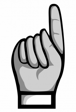 Point Hand Pointing Finger Grey Png Image - Hand Pointing Up ...