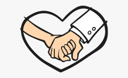 Cartoon Holding Hands - Holding Hands Clipart Transparent ...