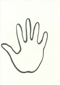 Free Outline Of Hand, Download Free Clip Art, Free Clip Art ...
