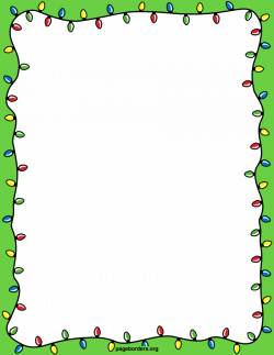 Christmas Lights Border clipart - Holiday, Green, Text ...