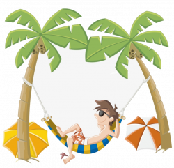 Holiday Cartoon Beach Clip Art Summer Clipart Image Png - AZPng