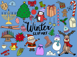 WINTER/HOLIDAY CLIPART, clip art, winter, christmas, kwanzaa ...