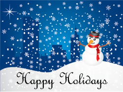 winter holiday animated clip art christmas happy holidays ...